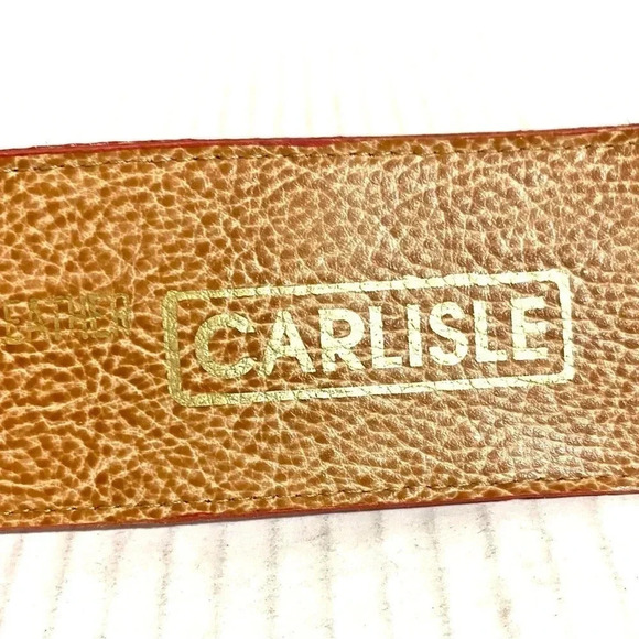 Carlisle pink leather belt size M main image 8